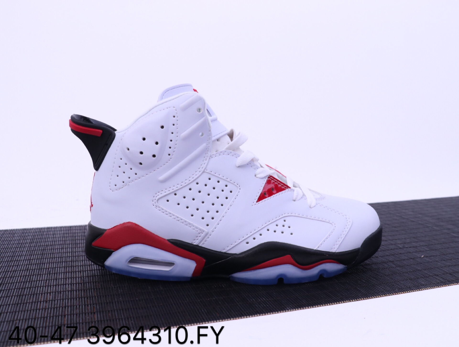 2020 Air Jordan 6 Retro Tinker White Red Black - Click Image to Close